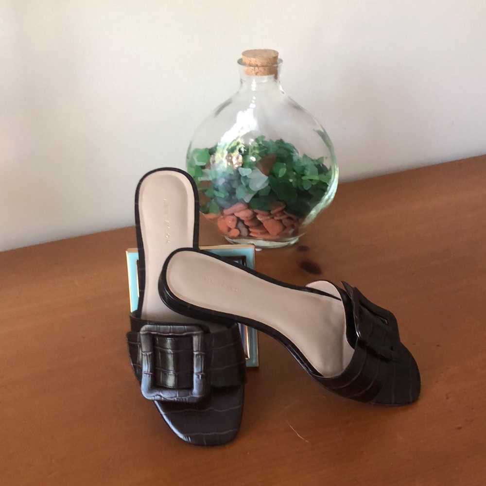 Like New 6 M Ann Taylor Brown Sandals